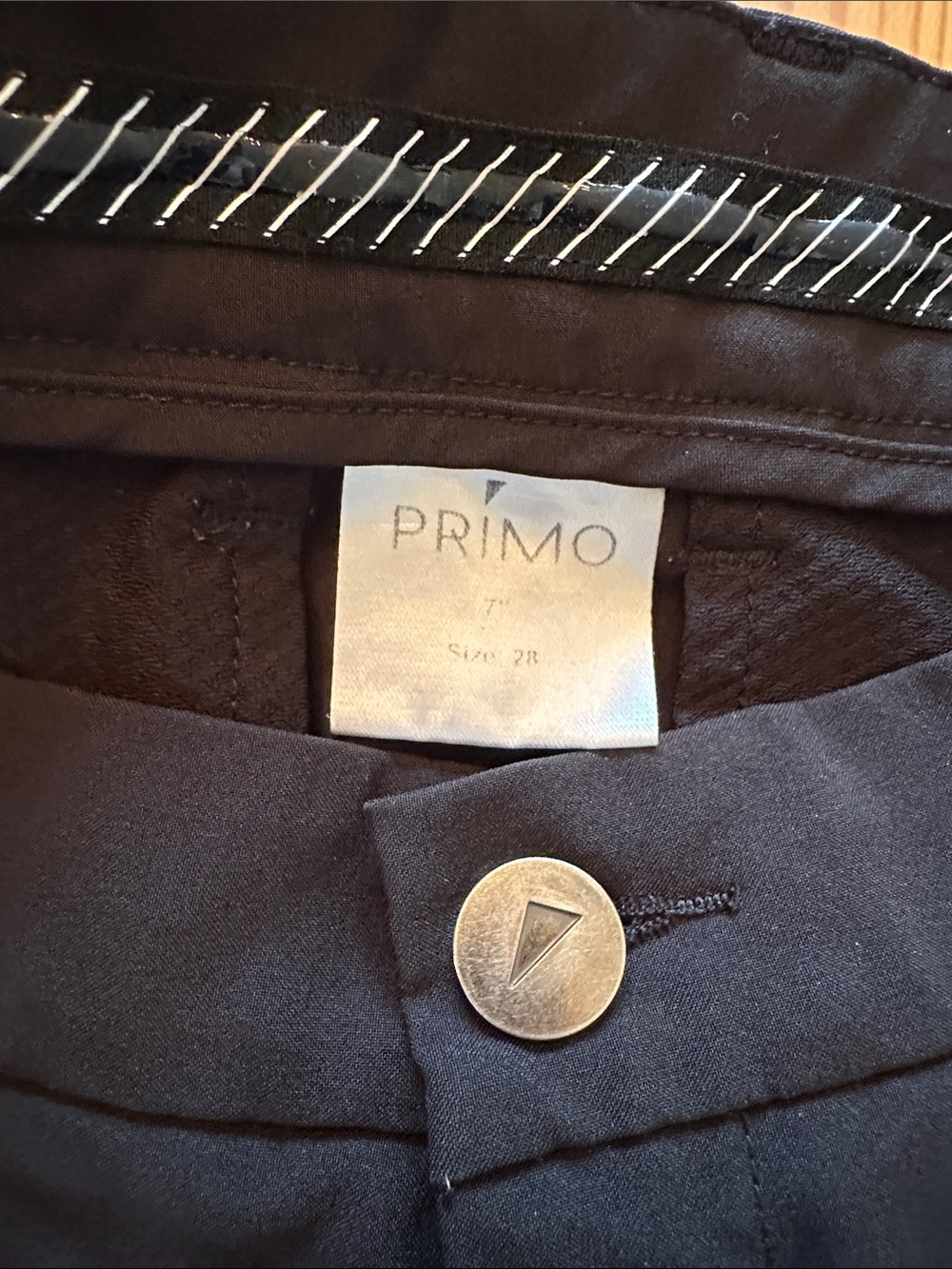 Men's Black Primo golf shorts 28 inch waist - Classic Tailored Fit